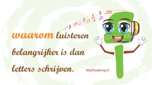 "Mindmap als onderdeel van Arabisch leren lezen en schrijven: waarom luisteren belangrijker is dan letters schrijven. De afbeelding illustreert de voordelen van auditieve discriminatie voor de taalontwikkeling.